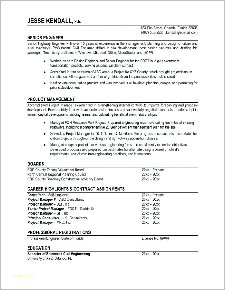 Resume Template For Cnc Machinist