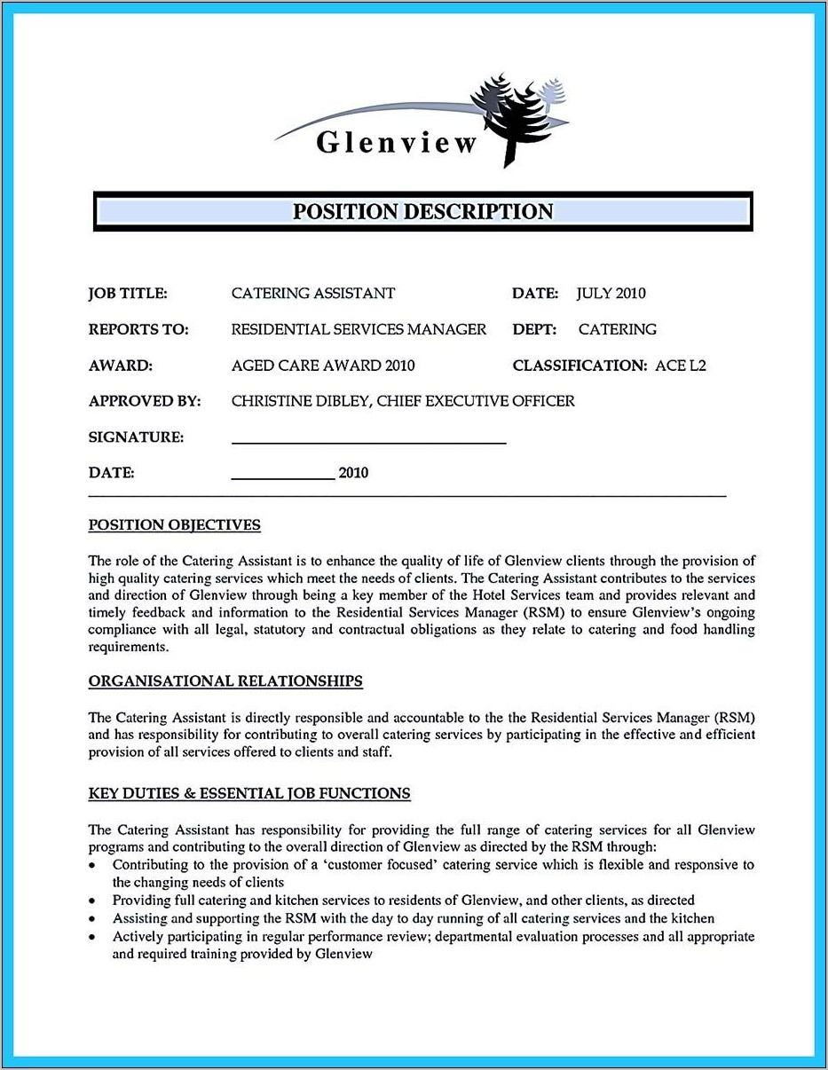 Resume Template For Professionals