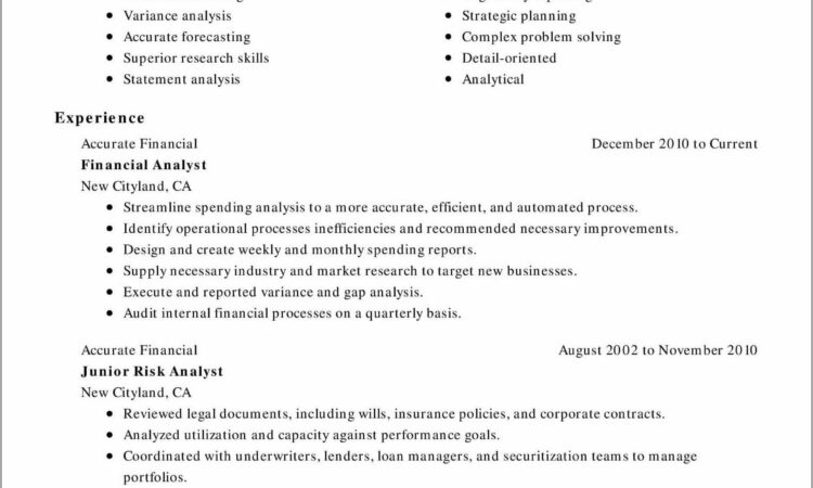 Resume Template For Teacher