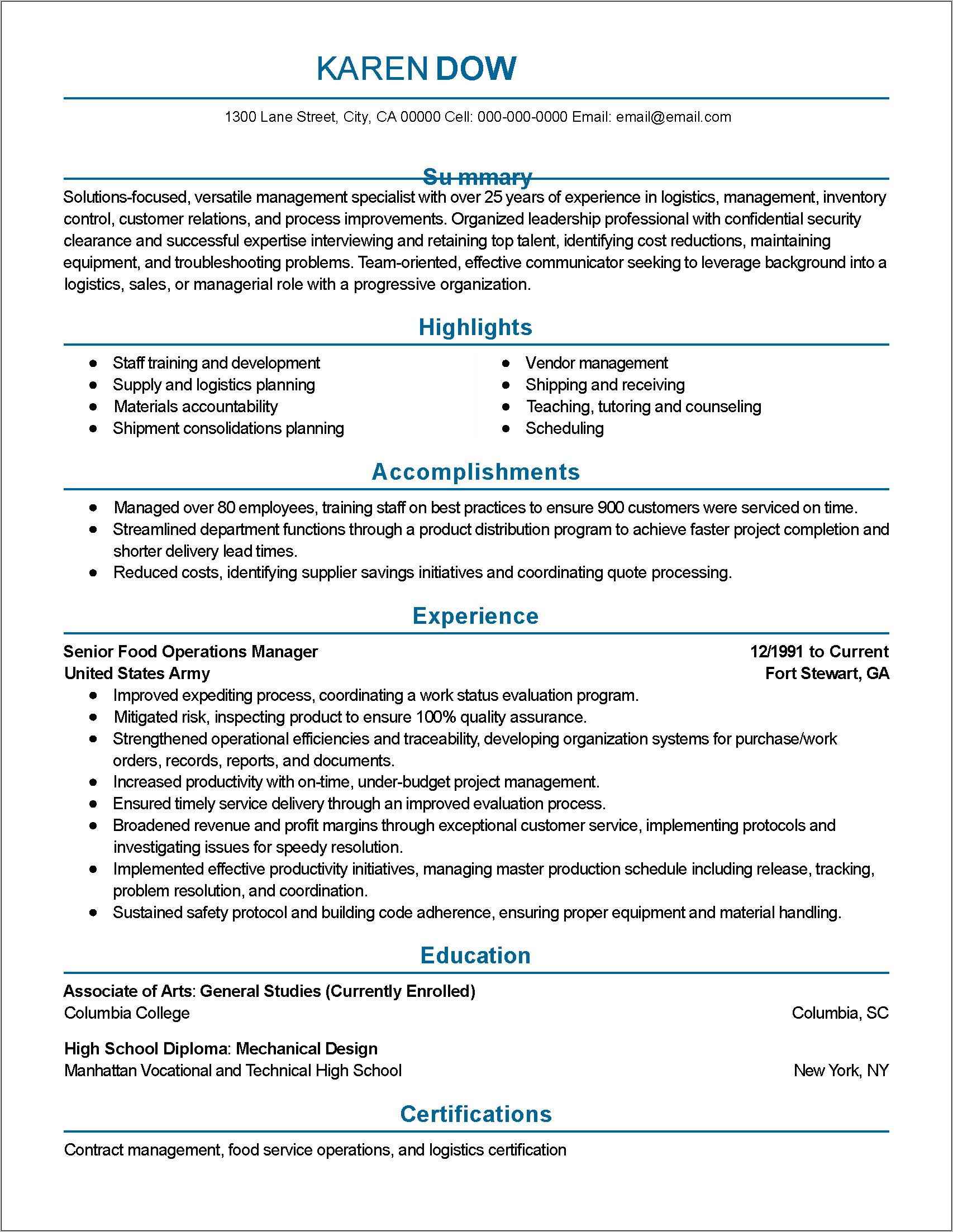 Resume Templates For Electrical Engineers