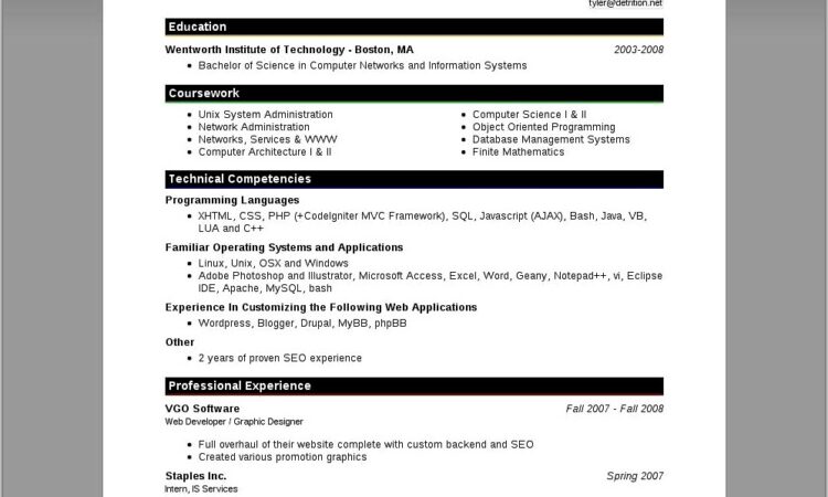 Resume Templates For Microsoft Word Download