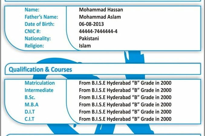 Resume Templates For Ms Word 2013