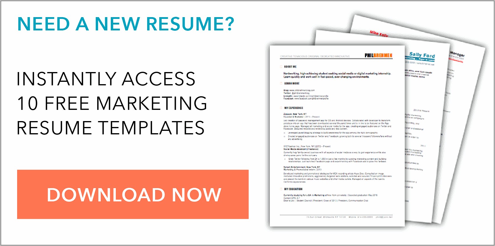 Resume Templates Free Download For Mac