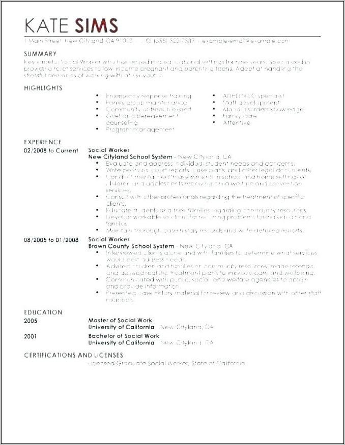 Resume Templates Mac Word