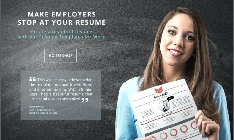 Resume Templates Word 2016 Free Download