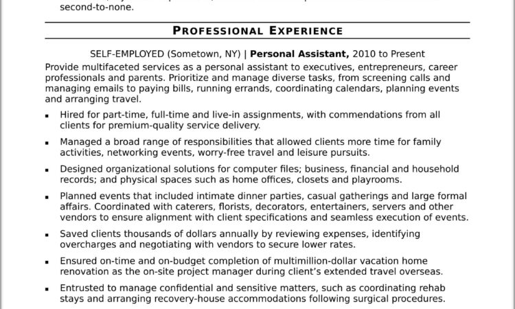 Resume Writing For Executives