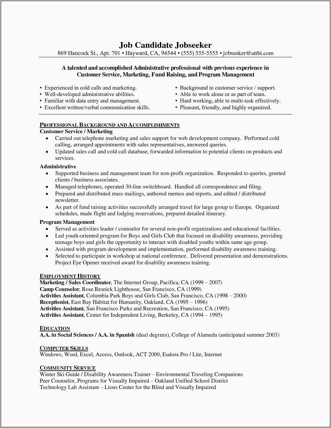 Resume Writing Services Executive Level