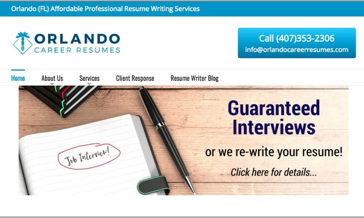 Resume Writing Services Orlando Florida