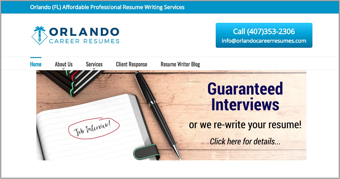 Resume Writing Services Orlando Florida
