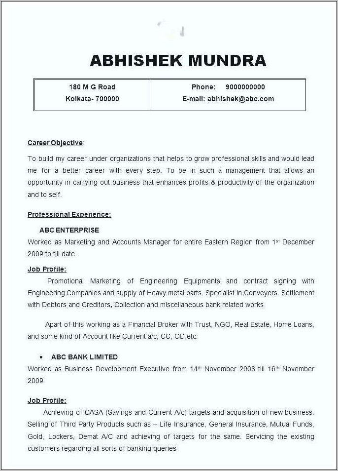 Retail Assistant Manager Cv Template