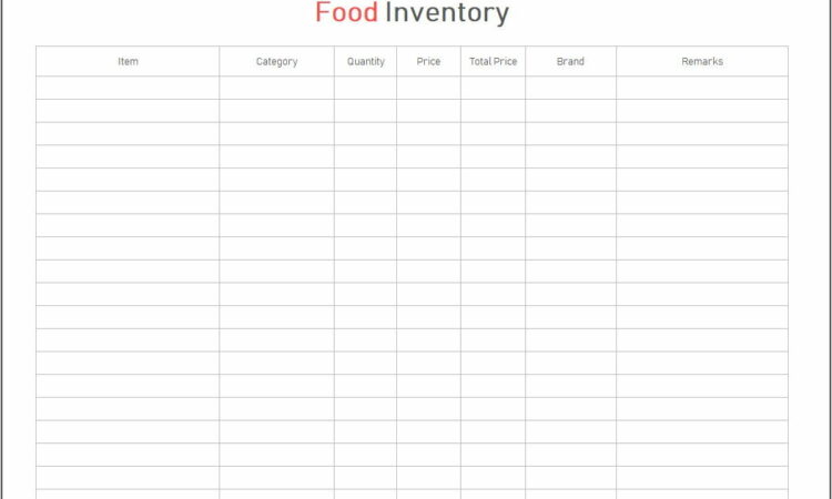 Retail Inventory Template Downloads