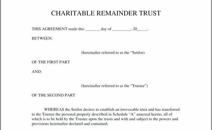 Revocable Living Trust Agreement Sample