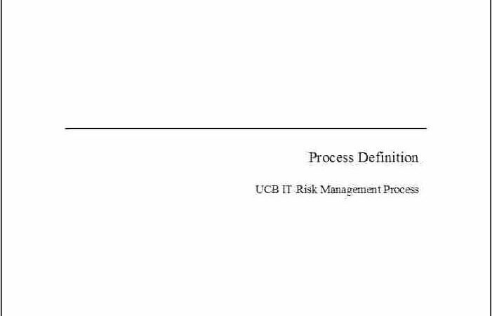 Risk Analysis Example Xls