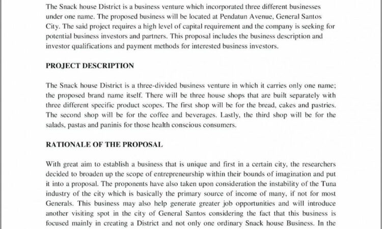 Road Construction Project Proposal Sample Pdf