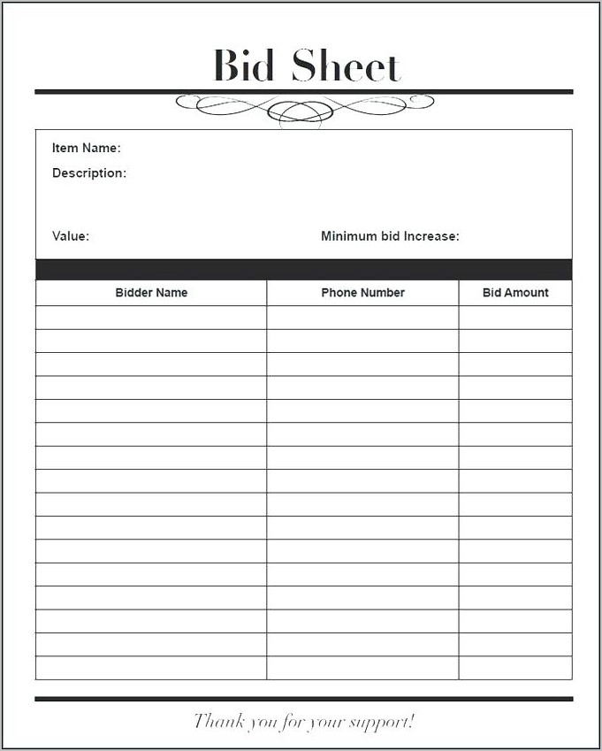 Roofing Bid Proposal Template