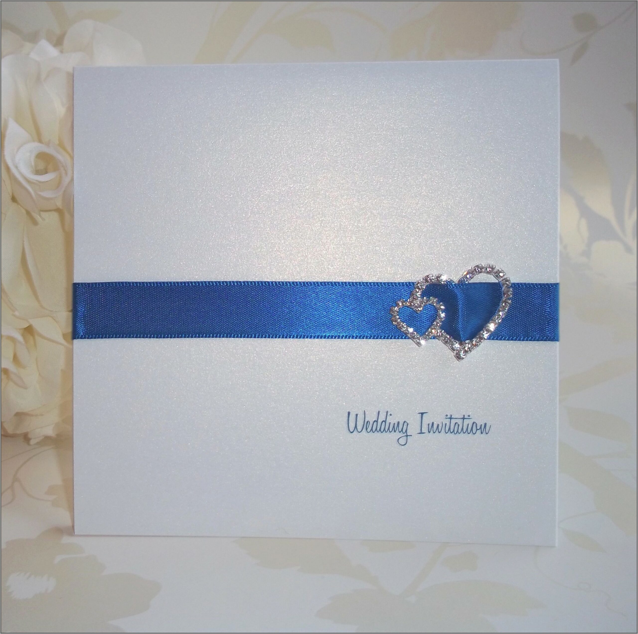 Royal Blue Wedding Invitations Design