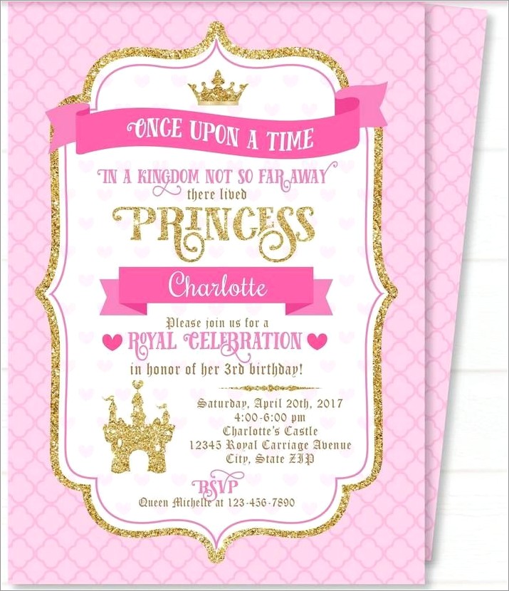 Royal Prince Invitation Card