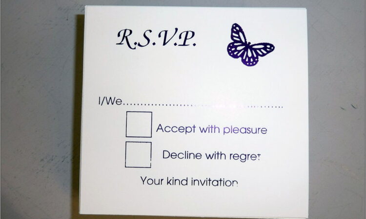 Rsvp Wedding Template Wording