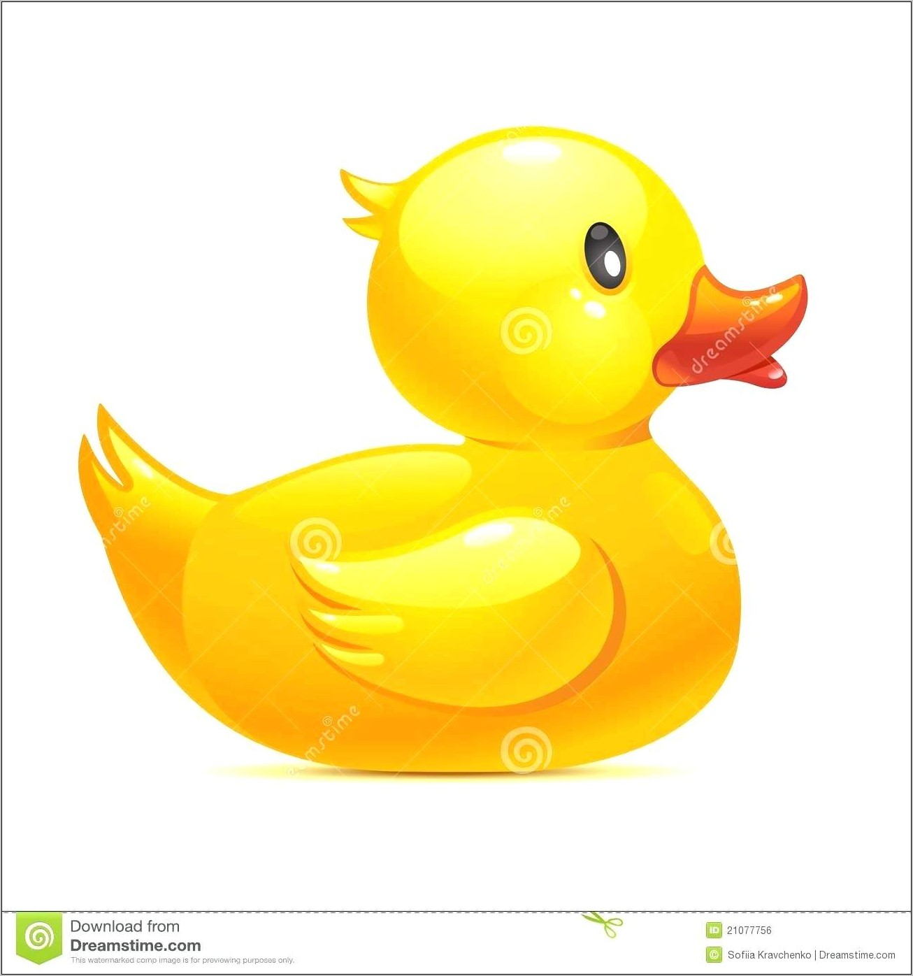 Rubber Duck Birthday Invitation Template