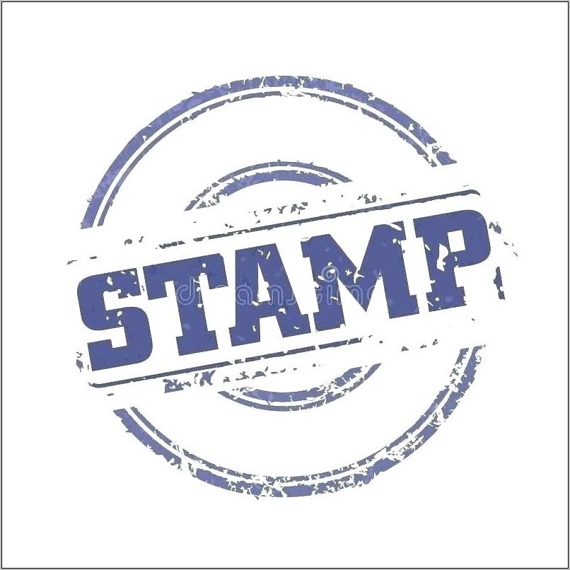 Rubber Stamp Template Word