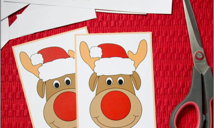 Rudolph Lip Balm Template