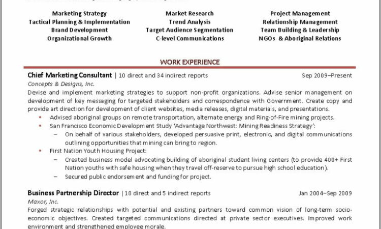 Sales And Marketing Manager Resume Sample Pdf