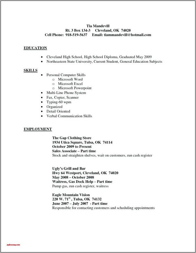 Sales Associate Resume Samples Free