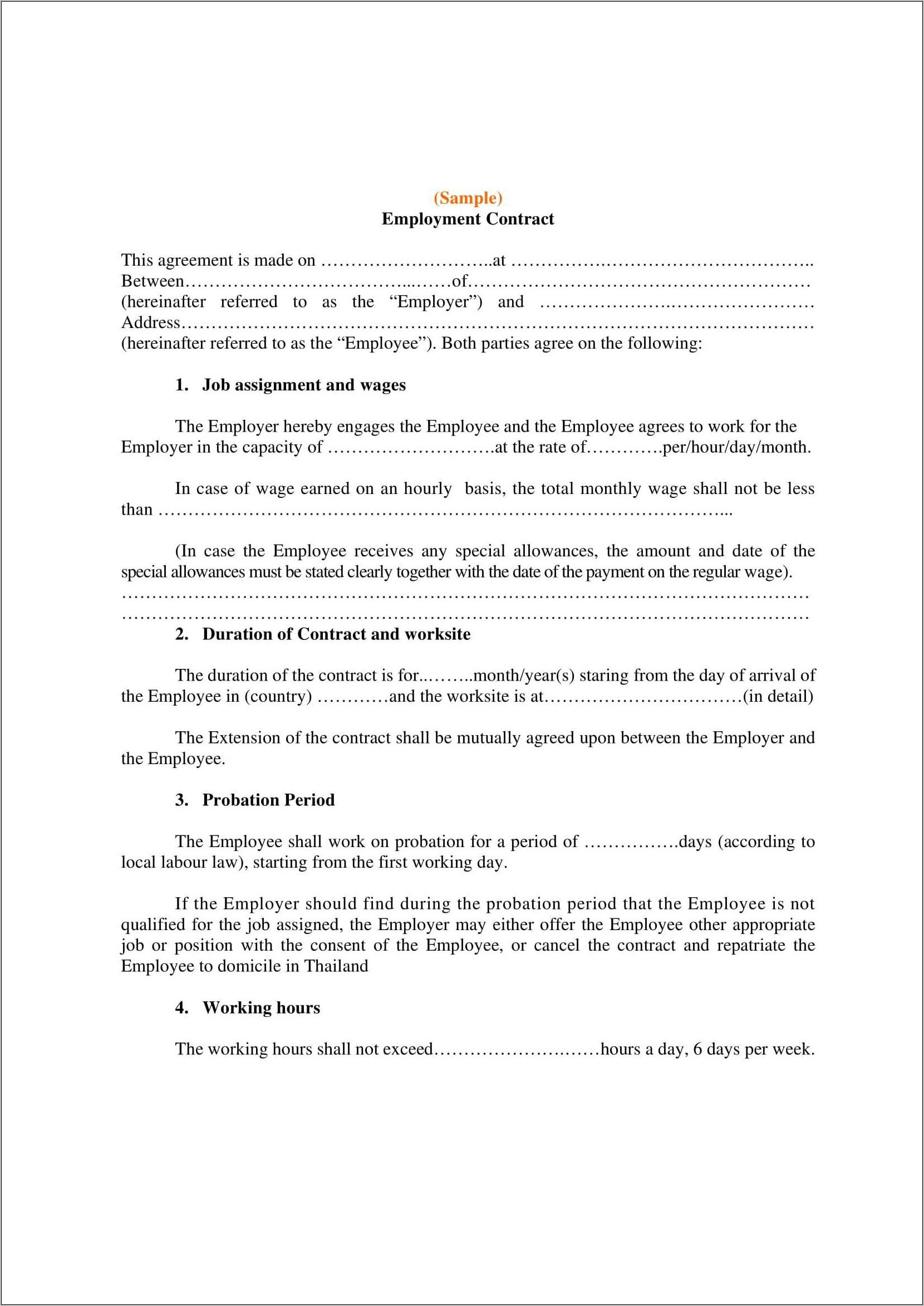 Sales Contract Agreement Pdf