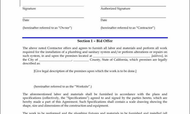 Sales Contract Example Pdf