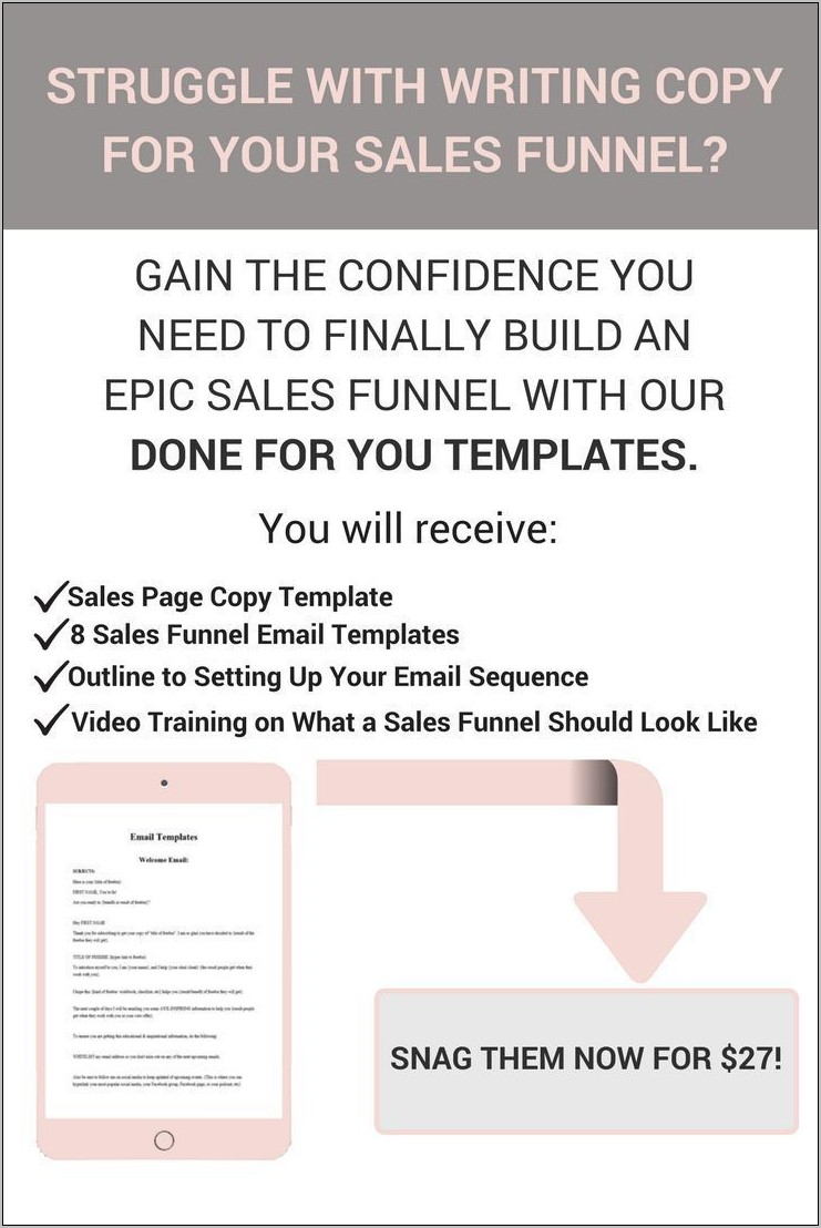 Sales Funnel Email Templates