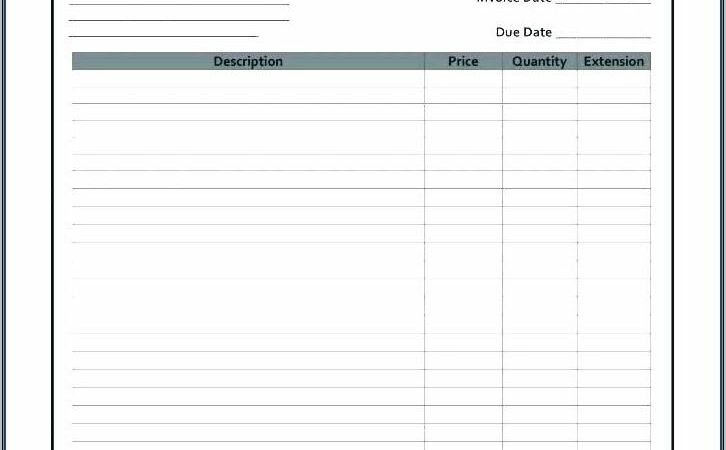 Sales Invoice Template Word Free Download