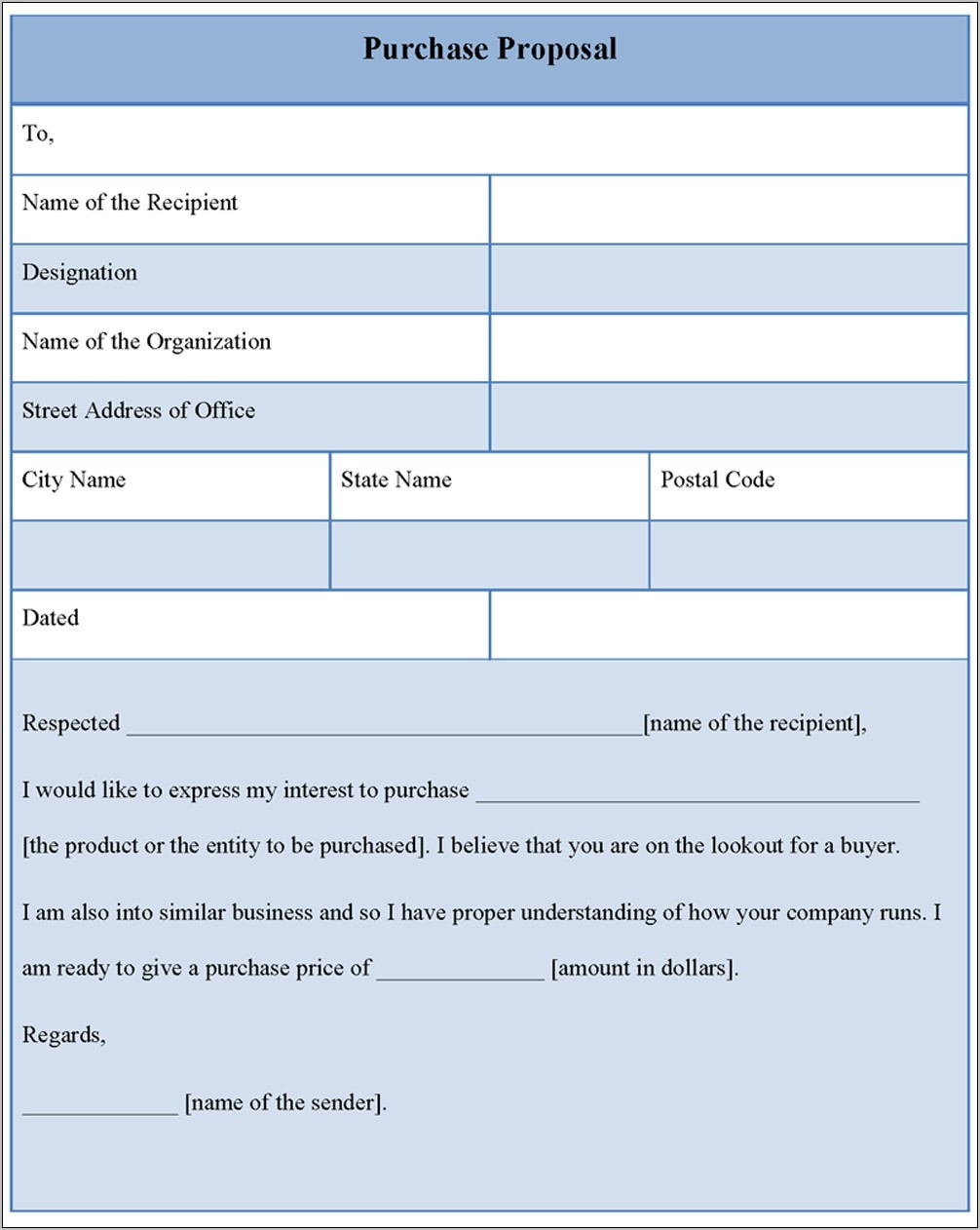 Sales Proposal Template Word Free