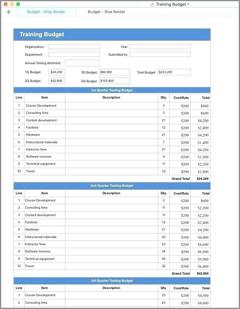 Sales Training Plan Template