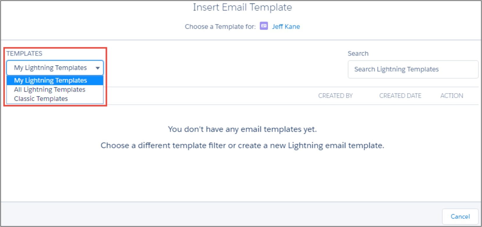 Salesforce Classic Email Templates Lightning