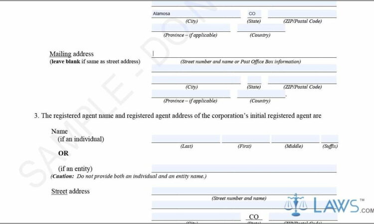 Sample Articles Of Incorporation For Profit Corporation