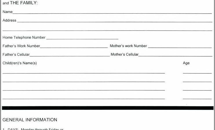 Sample Babysitting Contract Template