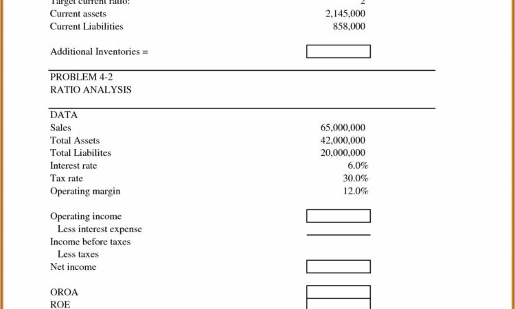 Sample Balance Sheet And Income Statement