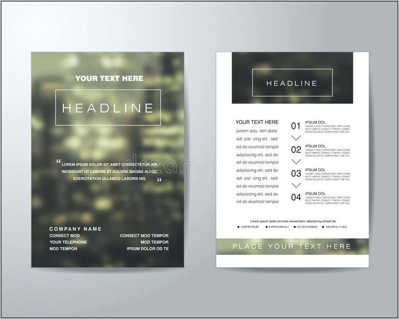 Sample Brochure Templates Publisher