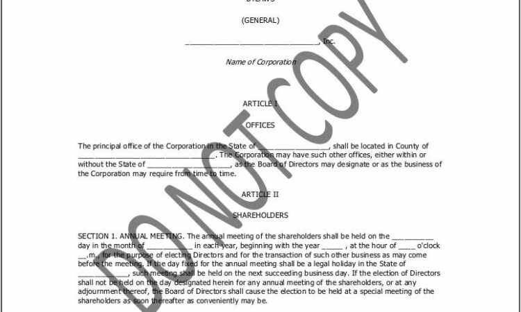 Sample Bylaws Stock Corporation Philippines