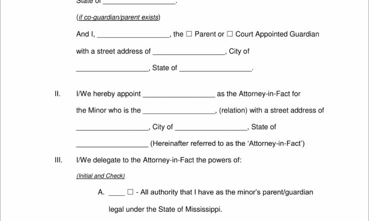 Sample Child Custody Agreement Mississippi