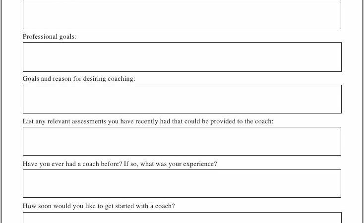 Sample Coaching Forms For Employees