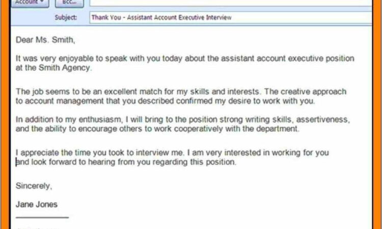 Sample Cover Letter For Resume Email