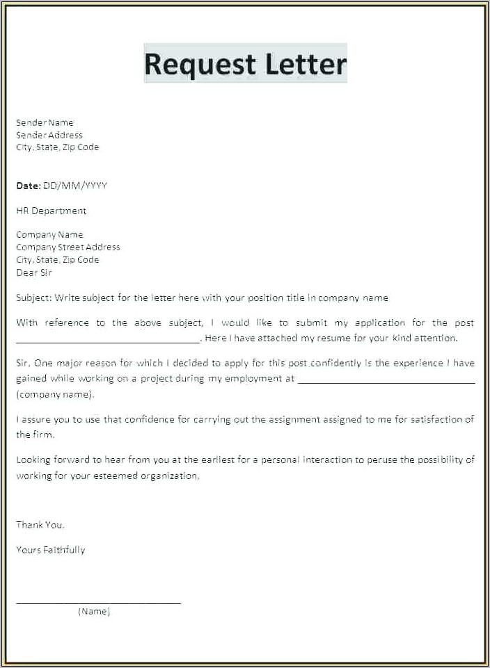 Sample Donation Request Letter For Sports Team