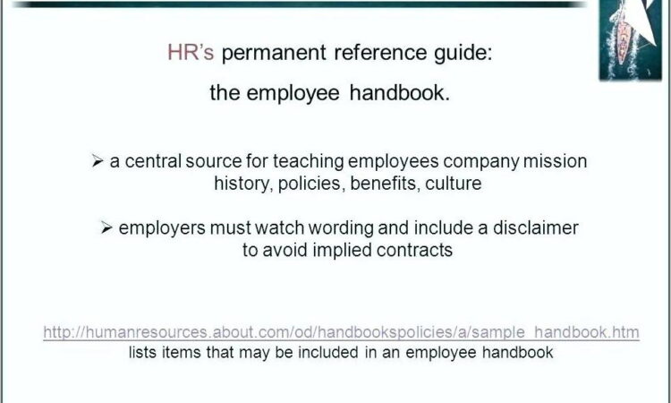 Sample Employee Handbook For Small Businesses Ontario