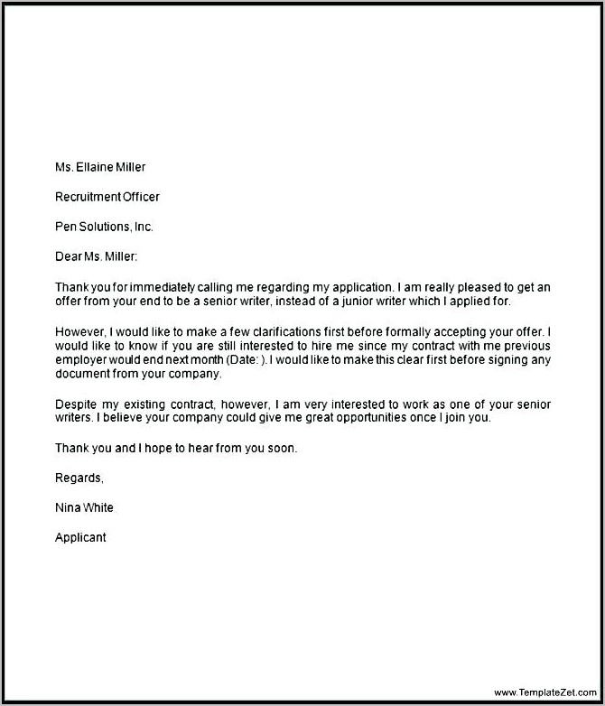 Sample End Of Employment Thank You Letter