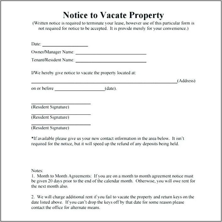 Sample Eviction Notice Texas