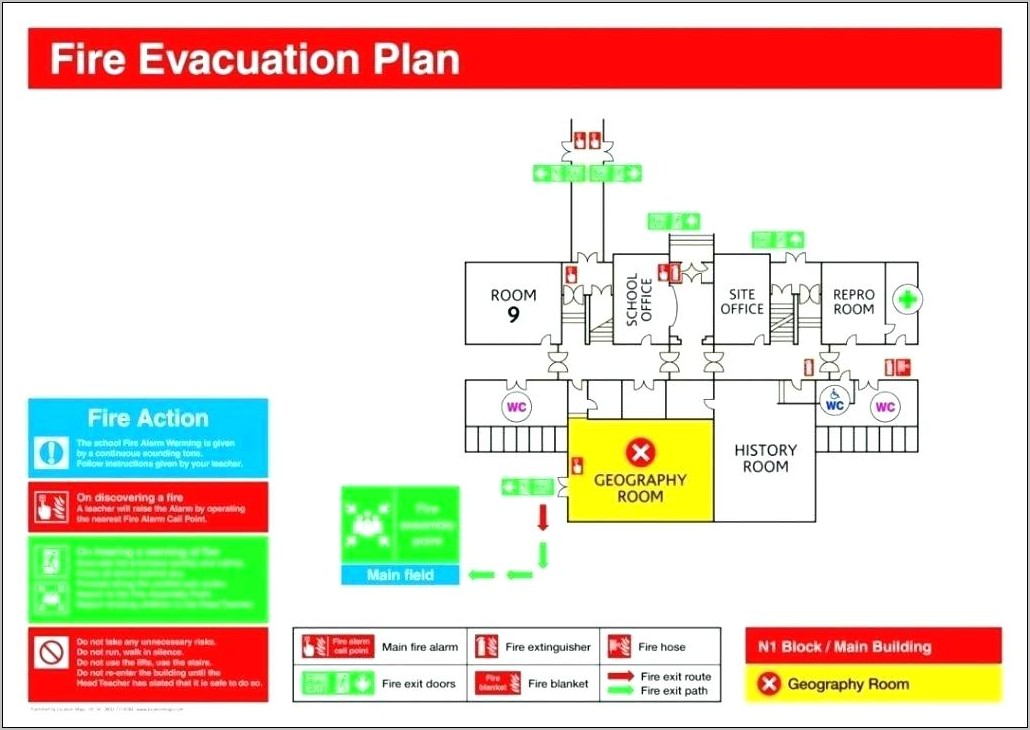 Sample Fire Evacuation Plan For Office