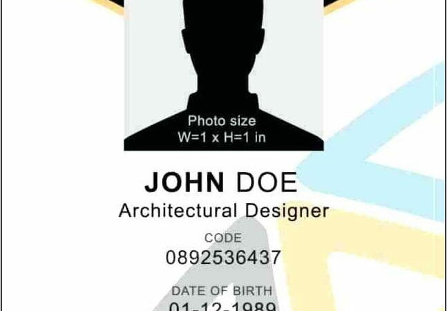 Sample Id Badges Templates