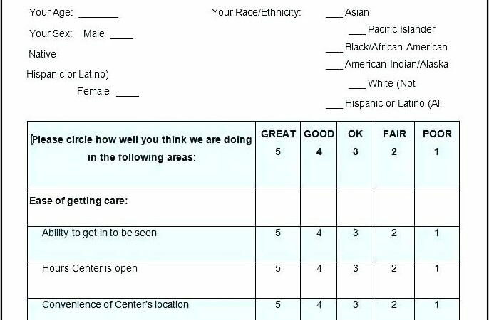 Sample Internal Customer Satisfaction Survey Questions