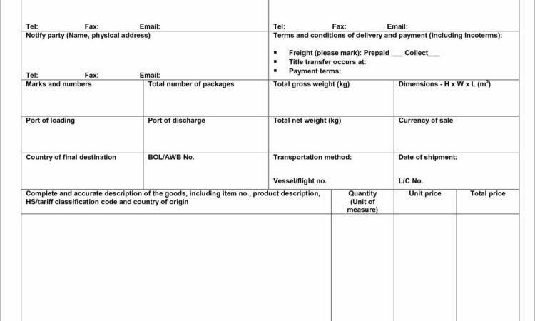 Sample Invoice Template For Services